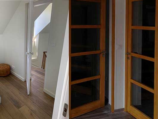 Installation de portes intérieures