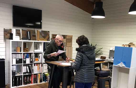showroom entreprise menuiserie à Dinard et Pleurtuit